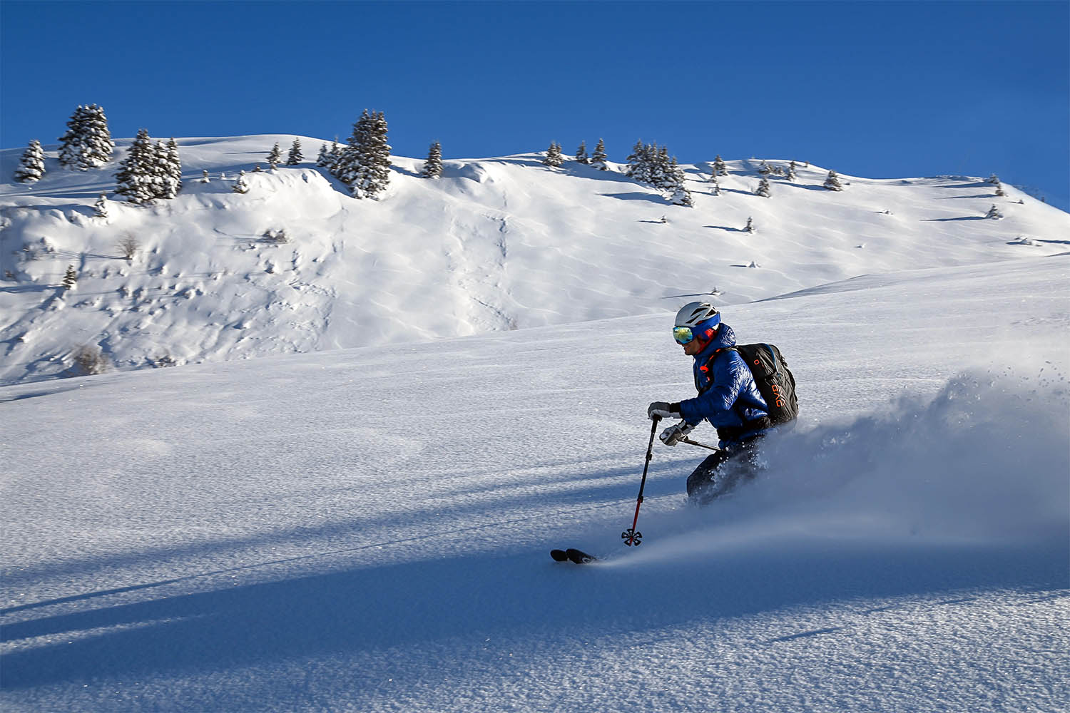 ski de randonnée aux contamines avec un moniteur/guide