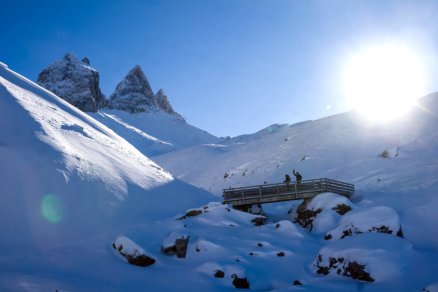 ski de randonnée en maurienne encadré par un guide/moniteur