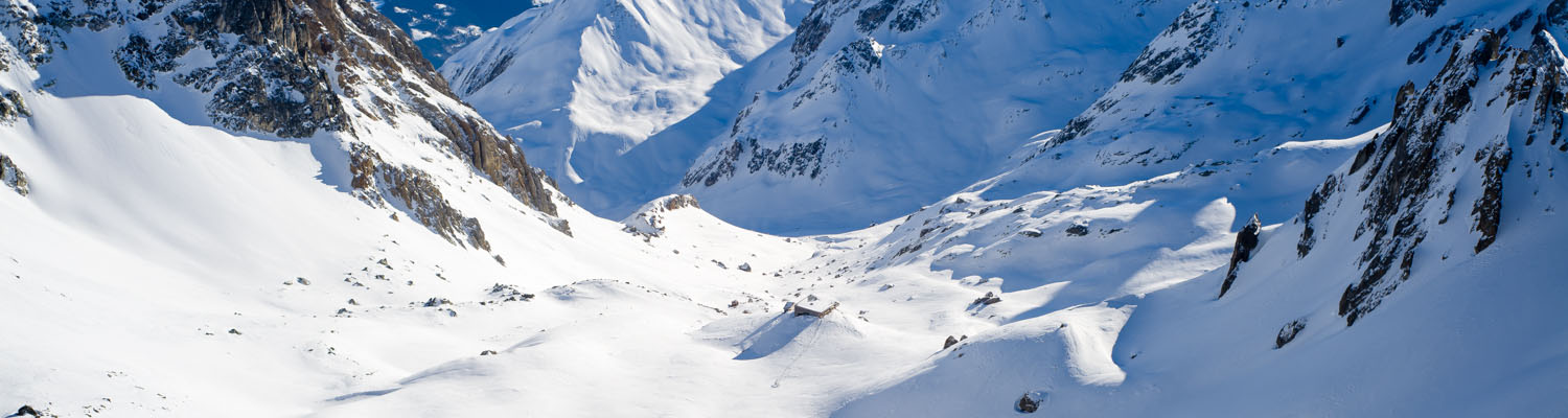ski de randonnée à la journée au refuge de presset